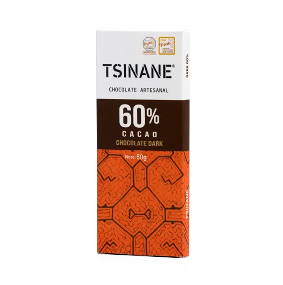 Chocolate Dark 60% – 50g - TSINANE
