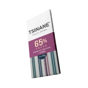 Chocolate con leche y quinua 65% - 50g - Tsinane